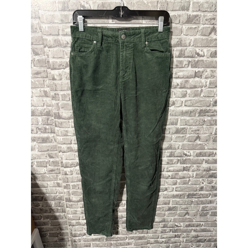 BDG Urban Outfitters Green Corduroy Mom Pants High Rise Size 26